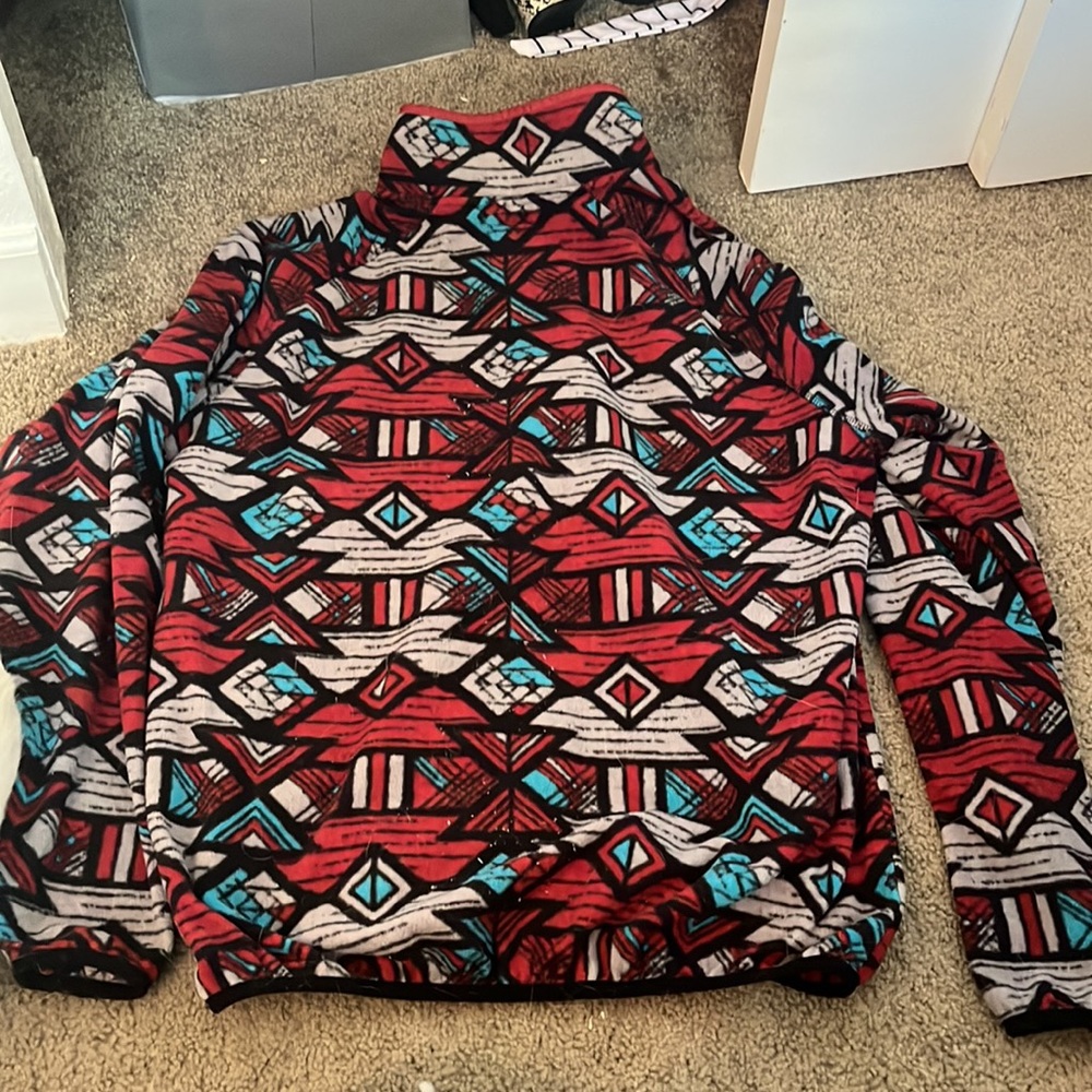 Kavu Patterned Fleece Pullover - image 4
